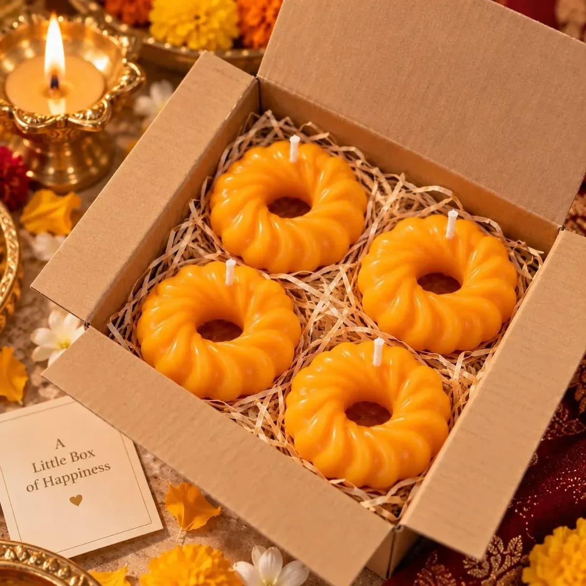 Imarti Candle — Orange — photo 2