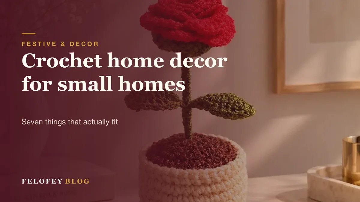 Crochet home decor for small Indian homes